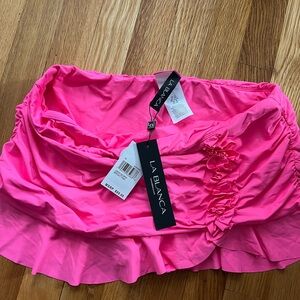 La Blanca Vibrant Pink Swim Skirt